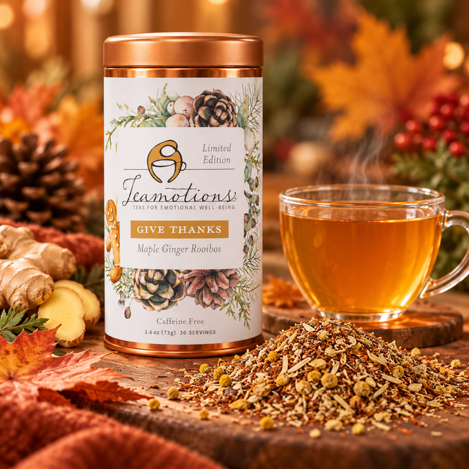 Give Thanks tin with loose herbs