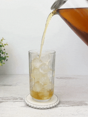 Pour over ice
