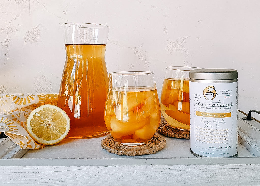 Looking for a Summer Refresher? Try Our Lemon Peach Teagria Recipe!