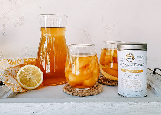 Looking for a Summer Refresher? Try Our Lemon Peach Teagria Recipe!