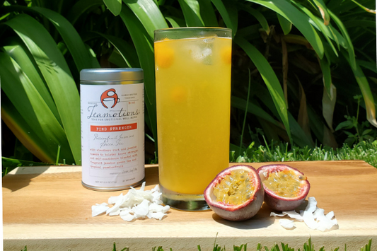 Bring the Beach Vibes Home with this Passionfruit Coconut Fizz Recipe