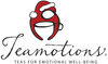 Teamotions logo with a red teacup and saucer on a white background