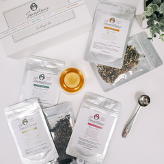 Scoop + fill-yourself tea bags