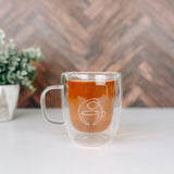 Double Wall Glass Mug (12oz)